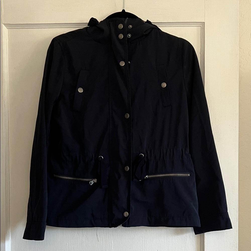 Forever 21 Black Hooded Sweatshirt